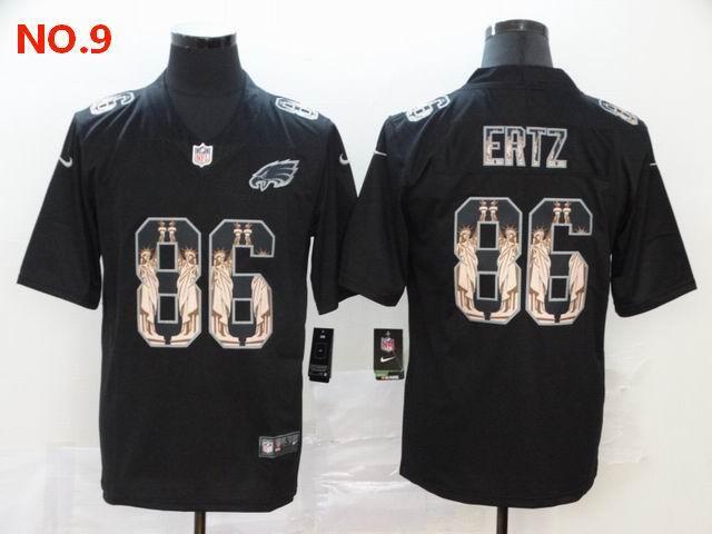 Men's Philadelphia Eagles #86 Zach Ertz Jersey NO.9;